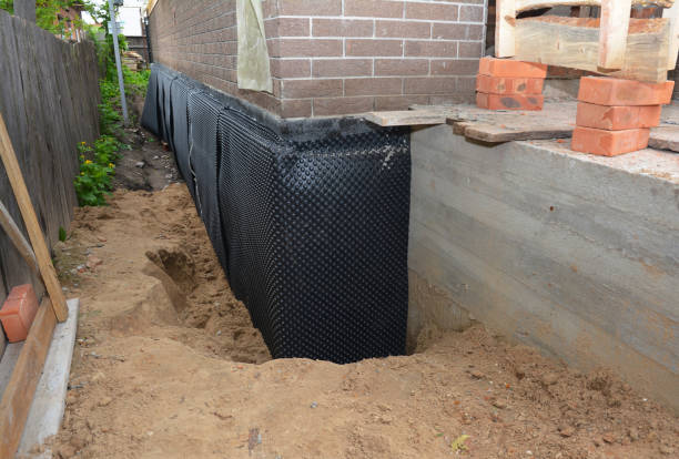 SJ Waterproofing Pros technician performing targeted Foundation Crack Repair assessment in Allentown, PA